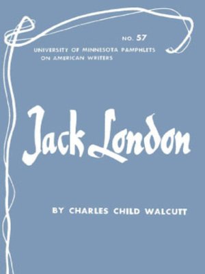 cover image of Jack London--American Writers 57